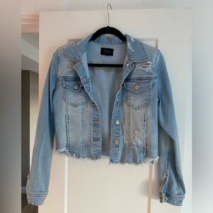 RISEN Distressed Boutique Jean Jacket
